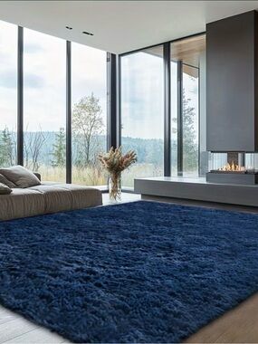 Navy rug